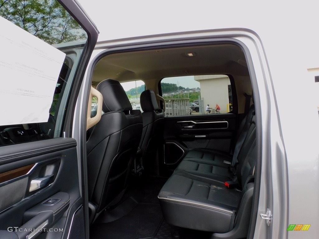 Black Interior 2021 Ram 1500 Laramie Crew Cab 4x4 Photo #142272943