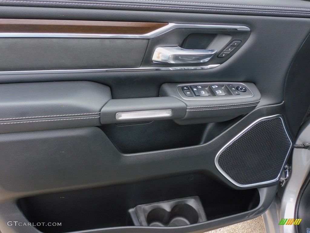2021 Ram 1500 Laramie Crew Cab 4x4 Black Door Panel Photo #142272985