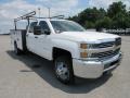 Summit White - Silverado 3500HD WT Crew Cab 4x4 Utility Photo No. 7