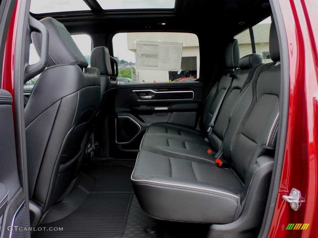 Black Interior 2021 Ram 1500 Laramie Crew Cab 4x4 Photo #142273372