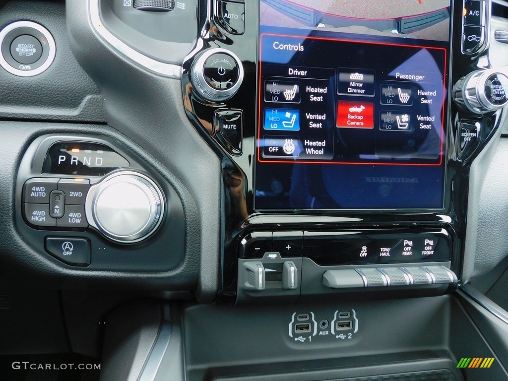 2021 Ram 1500 Laramie Crew Cab 4x4 Controls Photo #142273513