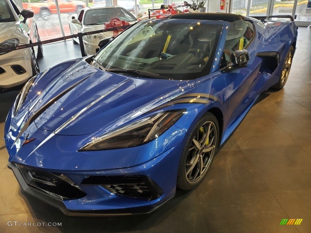 Elkhart Lake Blue Metallic 2021 Chevrolet Corvette Stingray Coupe Exterior Photo #142273906