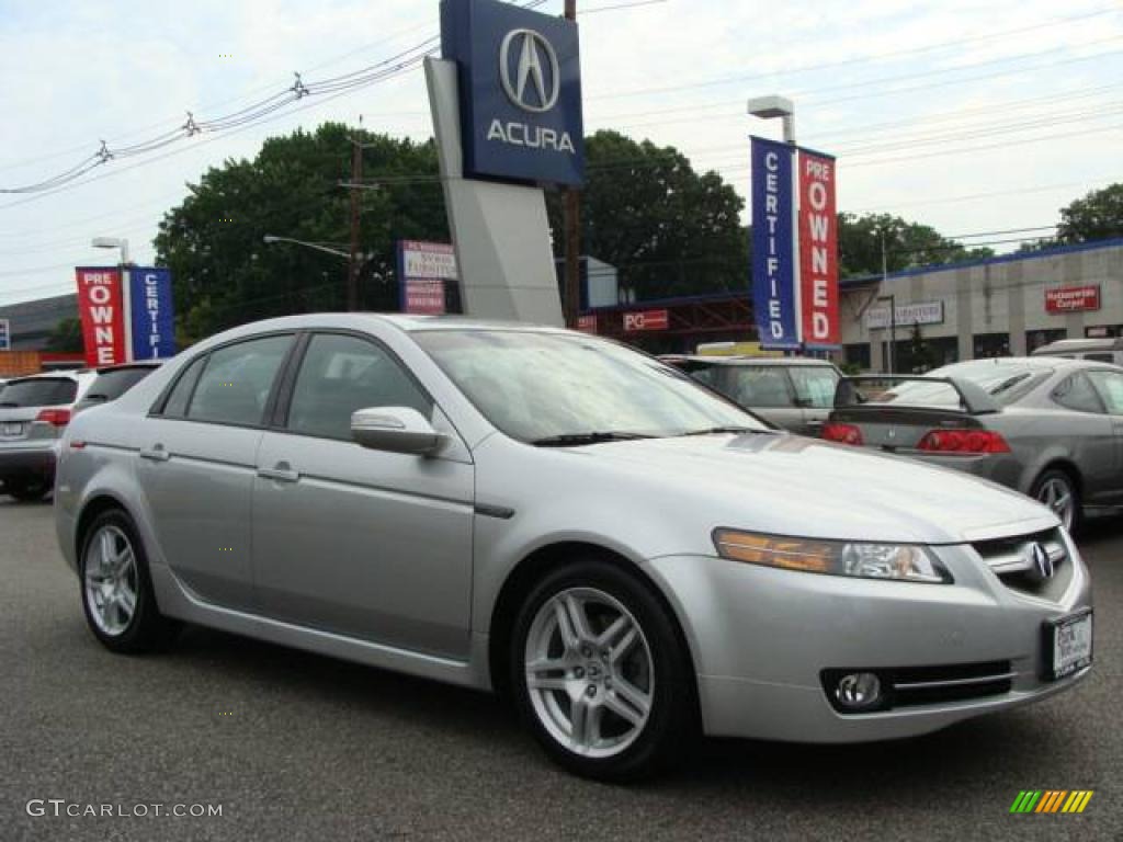 Alabaster Silver Metallic Acura TL