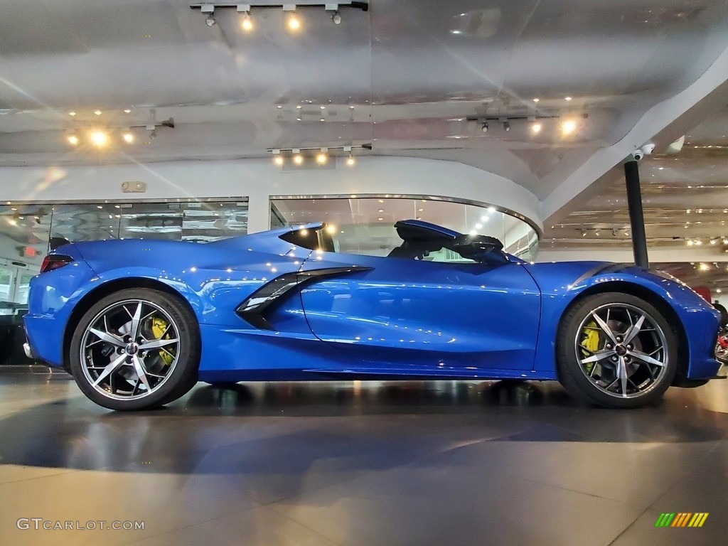 Elkhart Lake Blue Metallic 2021 Chevrolet Corvette Stingray Coupe Exterior Photo #142274125