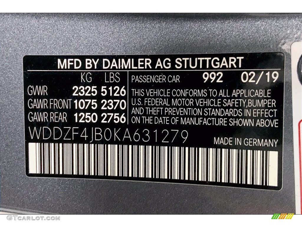 2019 E 300 Sedan - Selenite Grey Metallic / Black photo #33