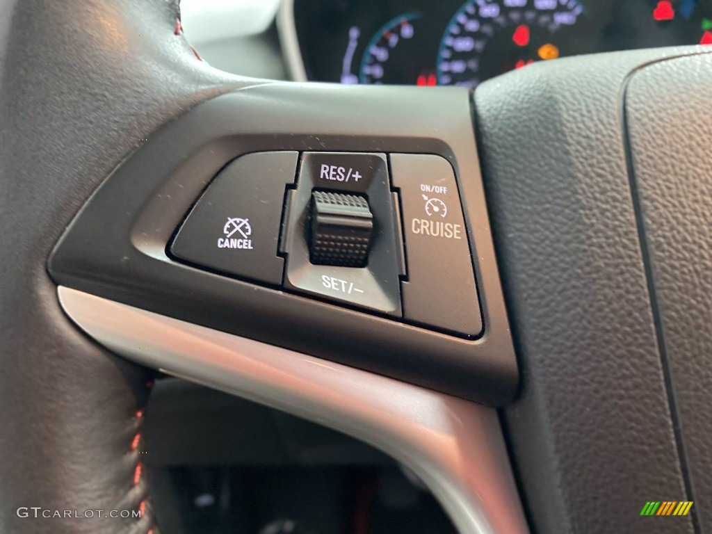 2018 Chevrolet Sonic LT Hatchback Jet Black Steering Wheel Photo #142275211
