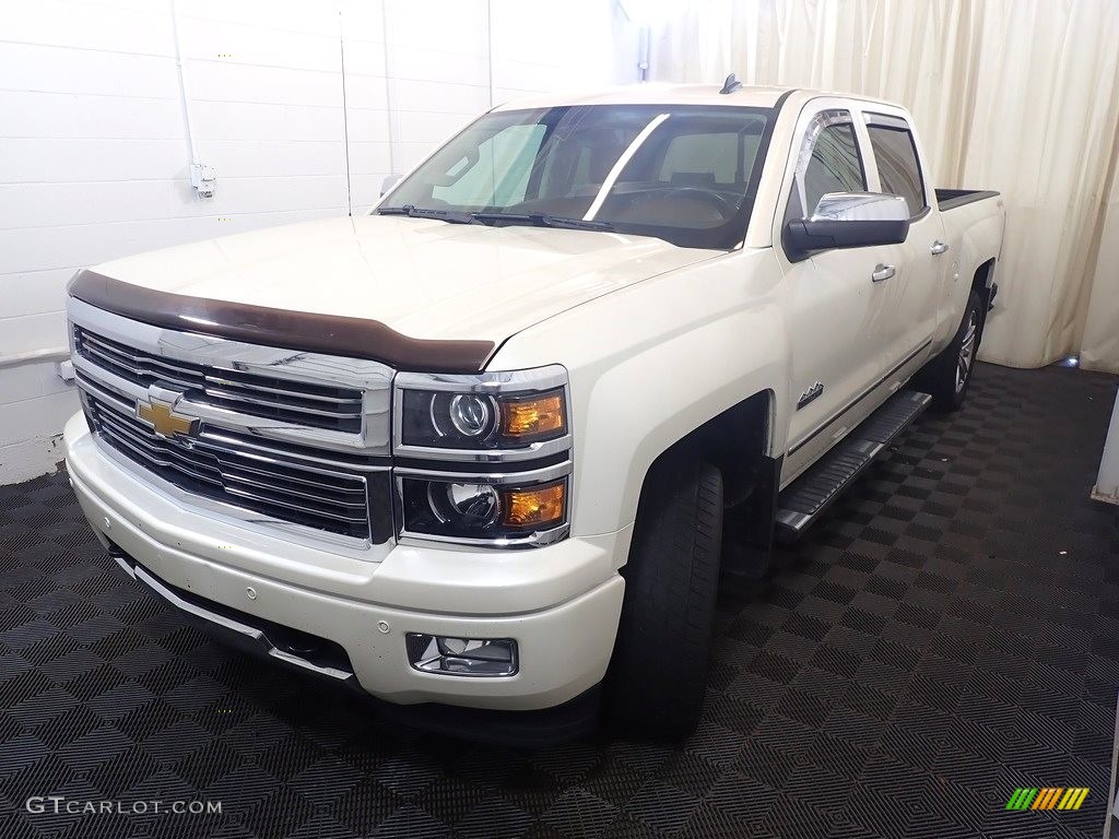 2014 Silverado 1500 High Country Crew Cab 4x4 - White Diamond Tricoat / High Country Saddle photo #8