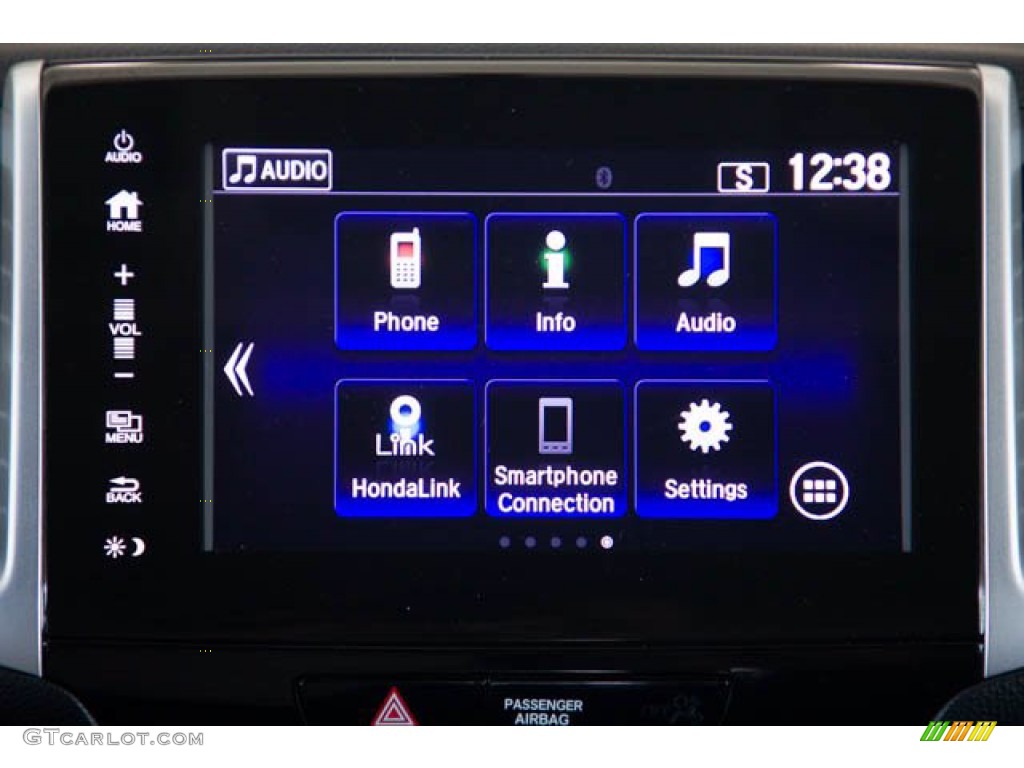 2018 Pilot EX-L - Modern Steel Metallic / Black photo #26