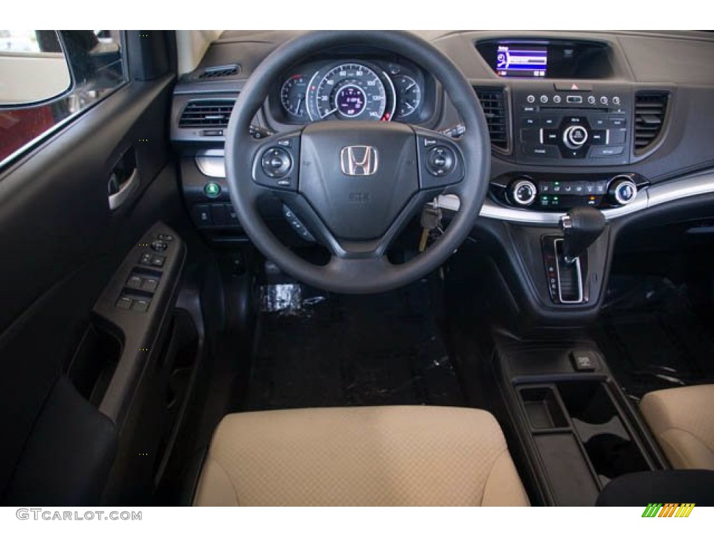 2016 CR-V LX - White Diamond Pearl / Beige photo #5