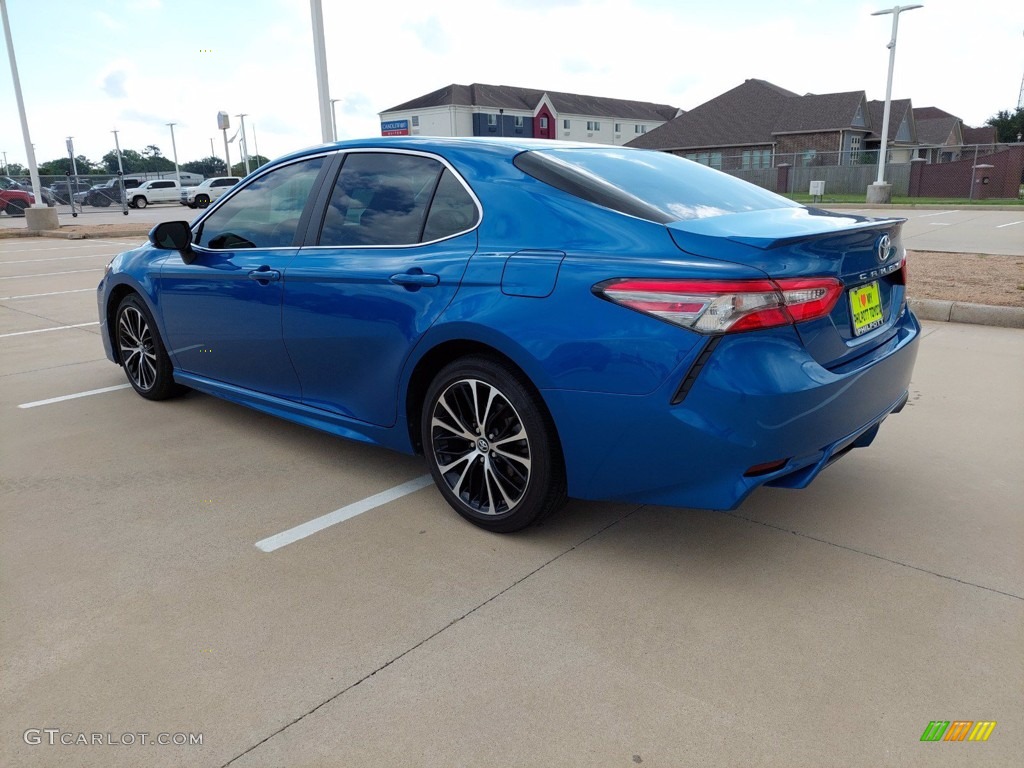 2018 Camry SE - Blue Streak Metallic / Black photo #5