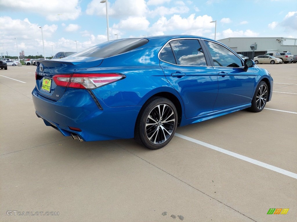 2018 Camry SE - Blue Streak Metallic / Black photo #7