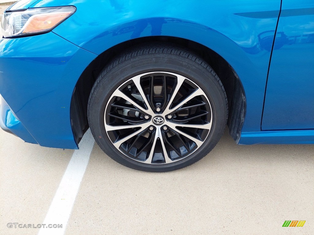 2018 Camry SE - Blue Streak Metallic / Black photo #9