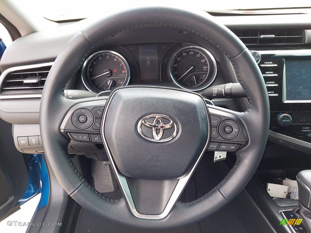 2018 Camry SE - Blue Streak Metallic / Black photo #15