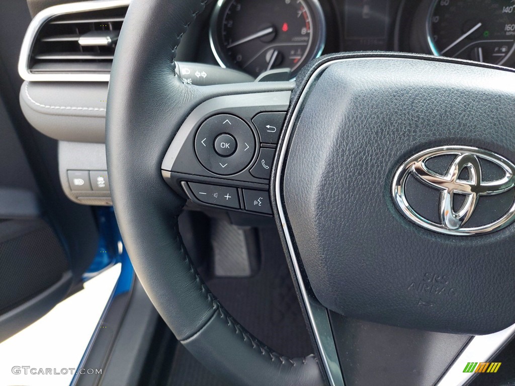 2018 Camry SE - Blue Streak Metallic / Black photo #16