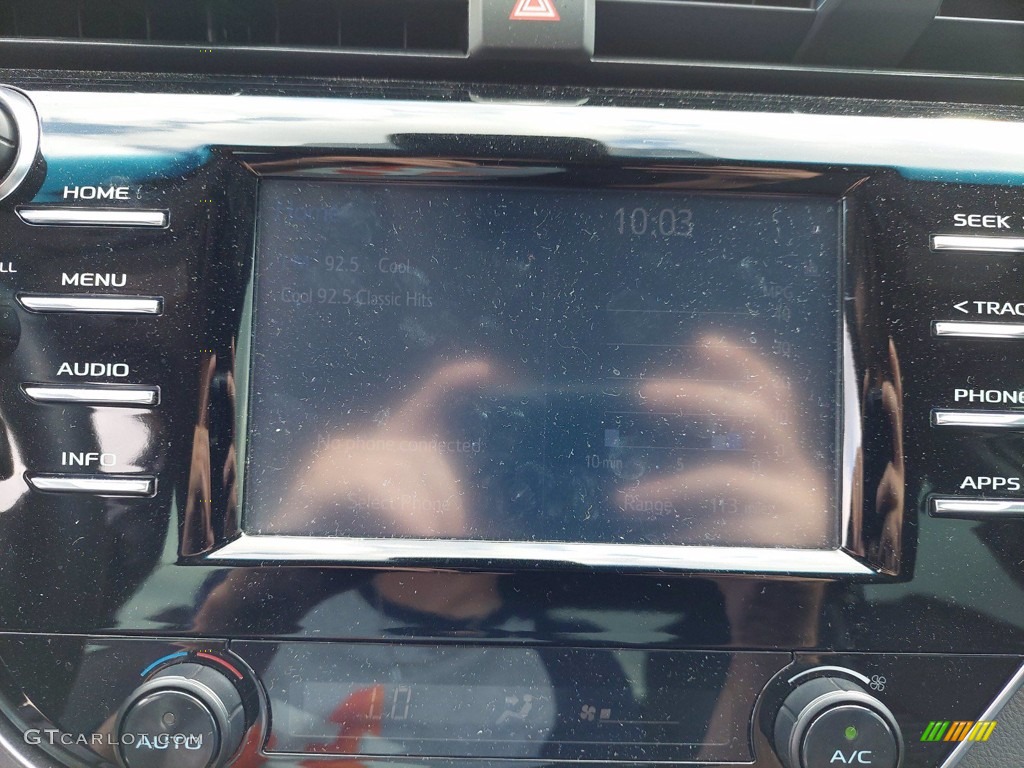 2018 Camry SE - Blue Streak Metallic / Black photo #19