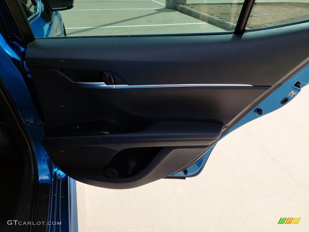 2018 Camry SE - Blue Streak Metallic / Black photo #24