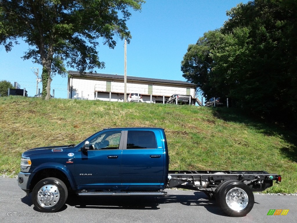 Patriot Blue Pearl 2021 Ram 4500 Laramie Crew Cab 4x4 Chassis Exterior Photo #142277607