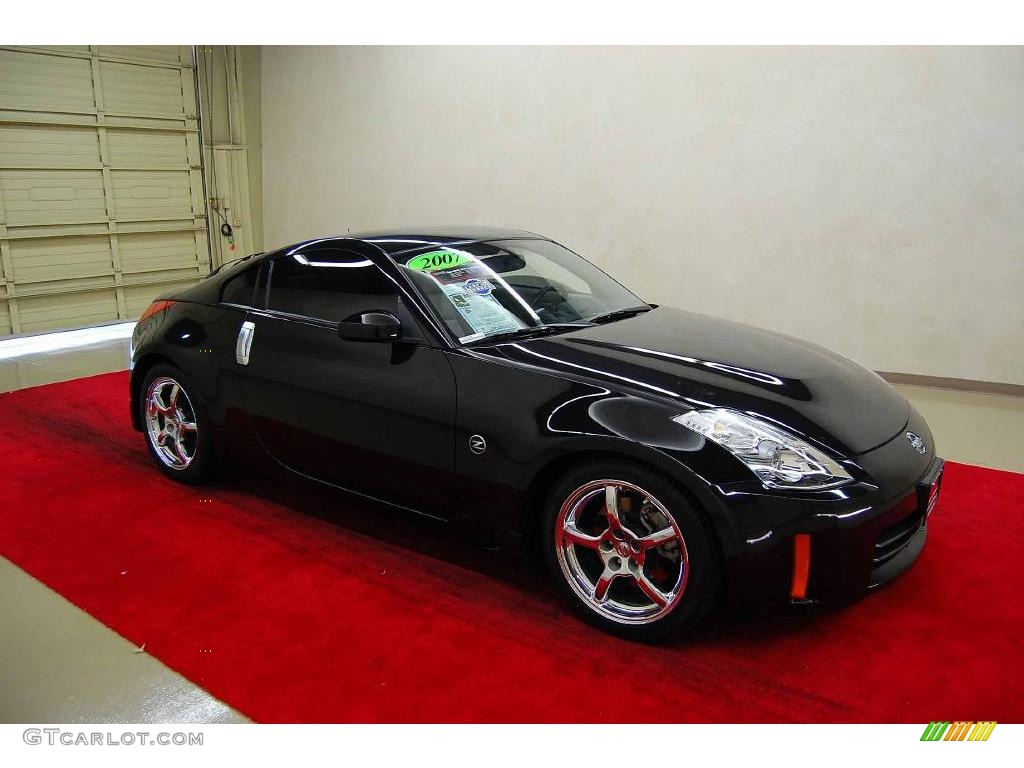 2007 350Z Coupe - Magnetic Black Pearl / Frost photo #1