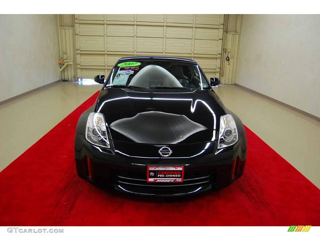 2007 350Z Coupe - Magnetic Black Pearl / Frost photo #2
