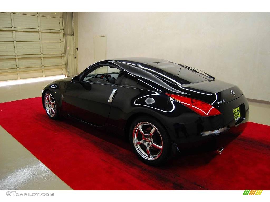 2007 350Z Coupe - Magnetic Black Pearl / Frost photo #4