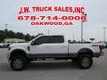 Oxford White - F250 Super Duty Lariat Crew Cab 4x4 Photo No. 2