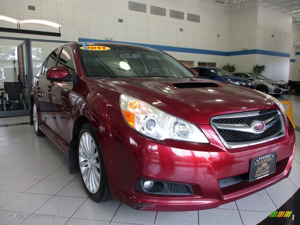 Ruby Red Pearl 2011 Subaru Legacy 2.5GT Limited Exterior Photo #142278826