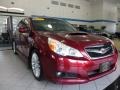 Ruby Red Pearl 2011 Subaru Legacy 2.5GT Limited Exterior