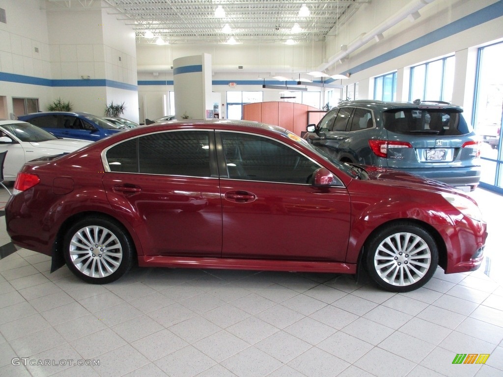 2011 Legacy 2.5GT Limited - Ruby Red Pearl / Off-Black photo #4