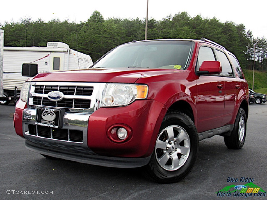 2012 Escape Limited V6 4WD - Toreador Red Metallic / Camel photo #1