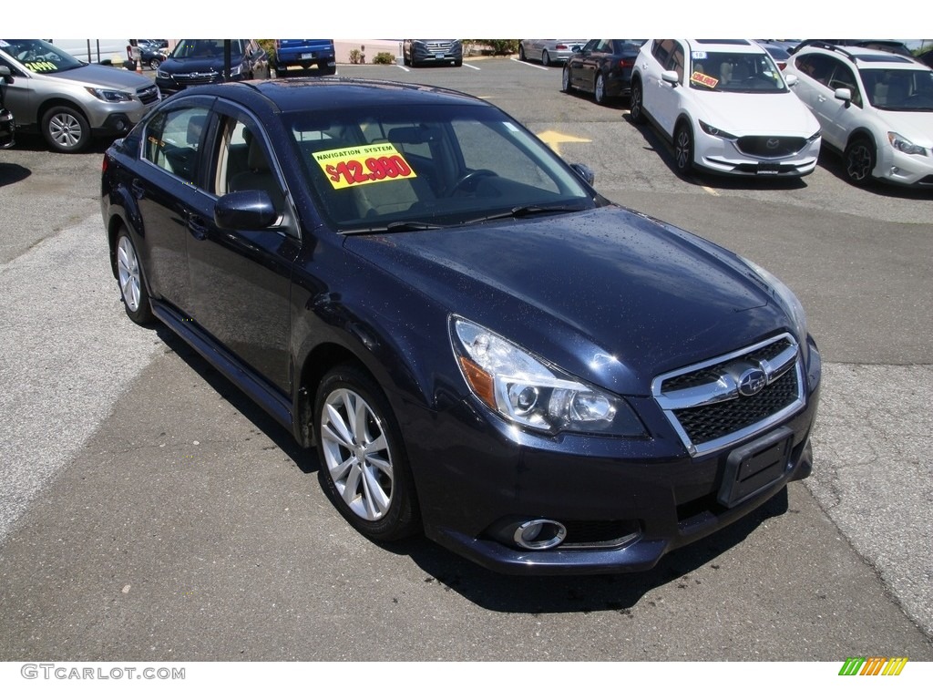 2013 Legacy 2.5i Limited - Twilight Blue Metallic / Warm Ivory Leather photo #3