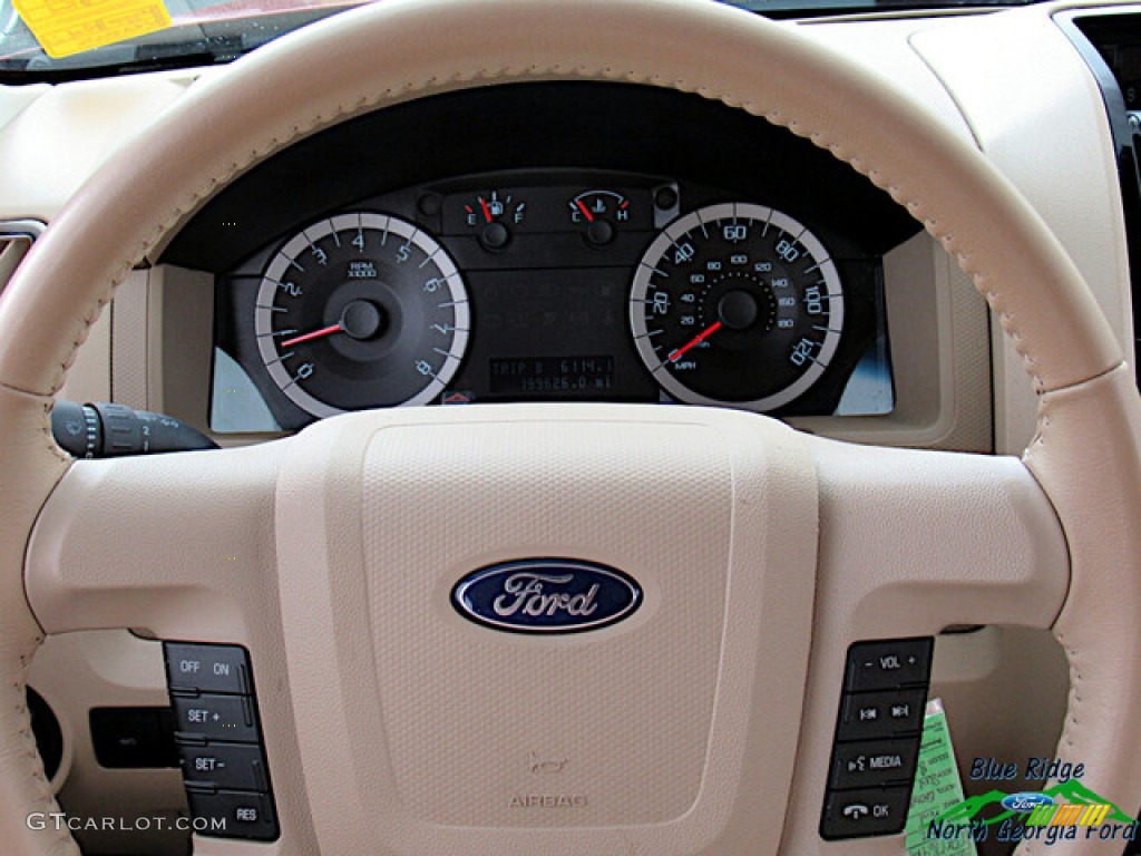 2012 Escape Limited V6 4WD - Toreador Red Metallic / Camel photo #17