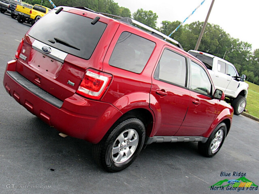 2012 Escape Limited V6 4WD - Toreador Red Metallic / Camel photo #26