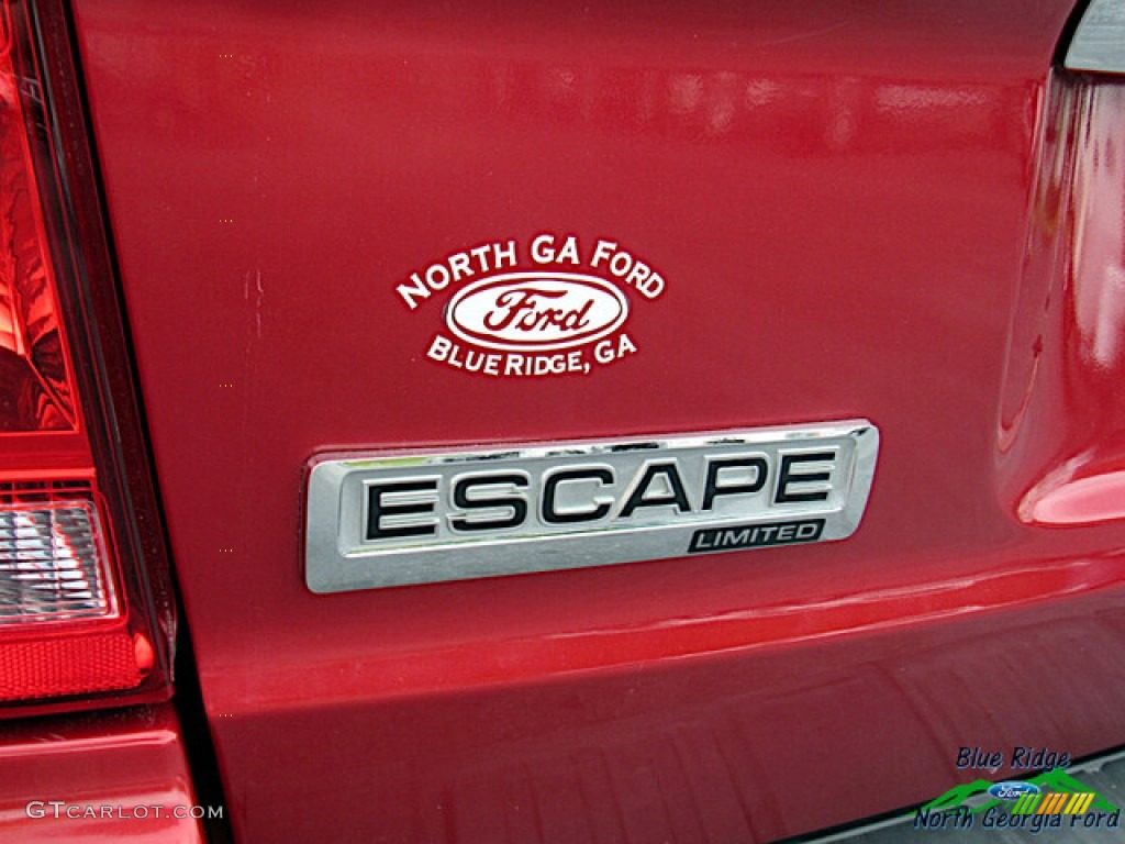 2012 Escape Limited V6 4WD - Toreador Red Metallic / Camel photo #28