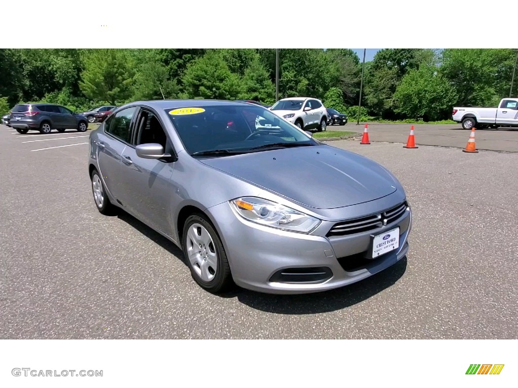 2015 Dart SE - Billet Silver Metallic / Black photo #1