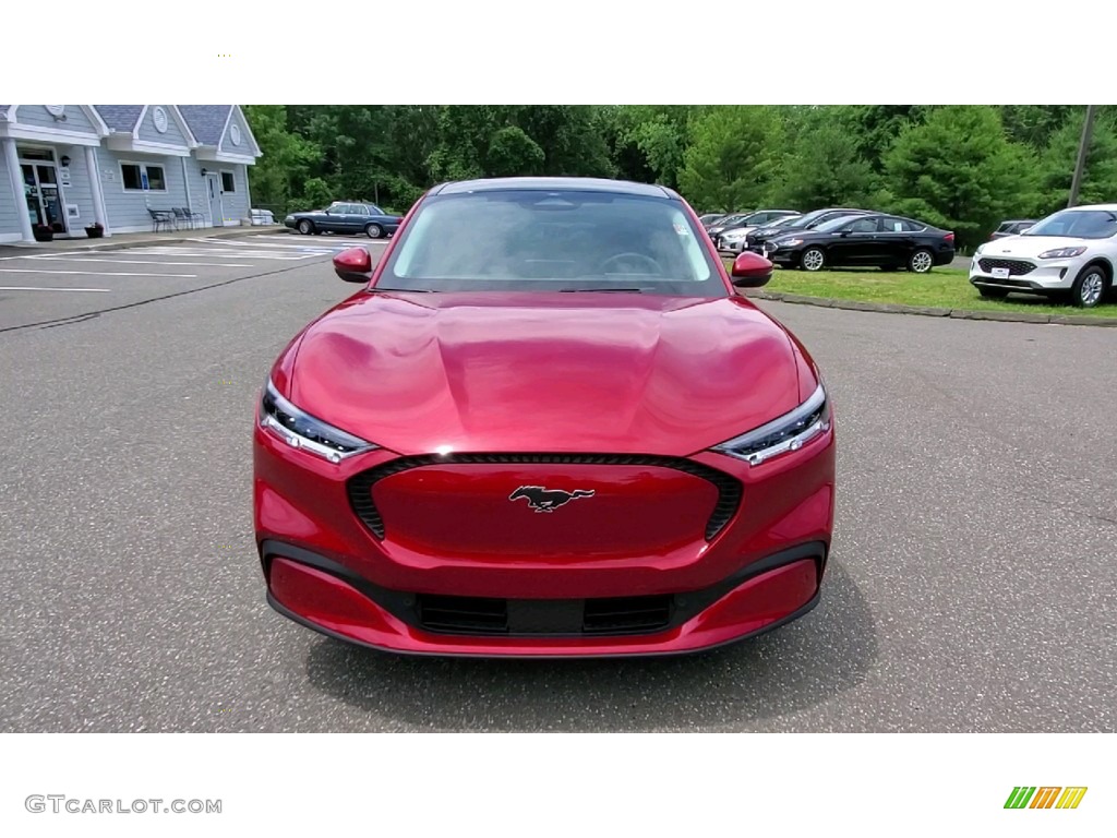 2021 Mustang Mach-E Select eAWD - Rapid Red Metallic / Black Onyx photo #2
