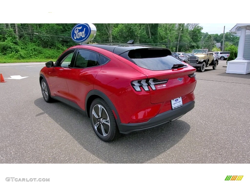 2021 Mustang Mach-E Select eAWD - Rapid Red Metallic / Black Onyx photo #5