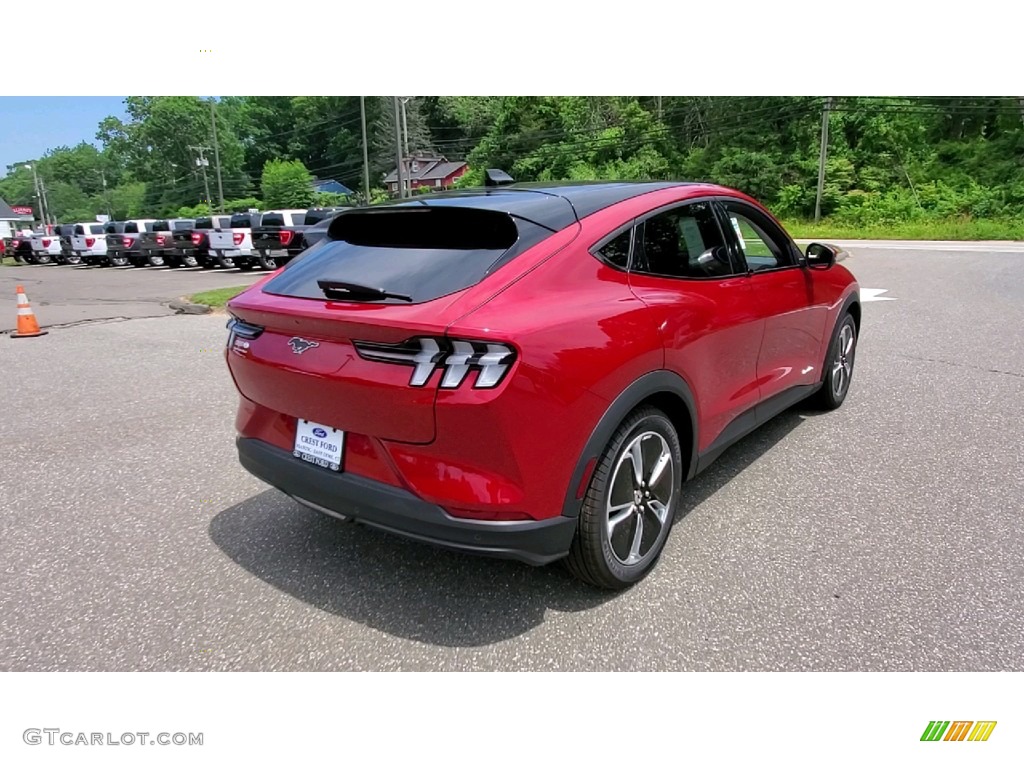 2021 Mustang Mach-E Select eAWD - Rapid Red Metallic / Black Onyx photo #7