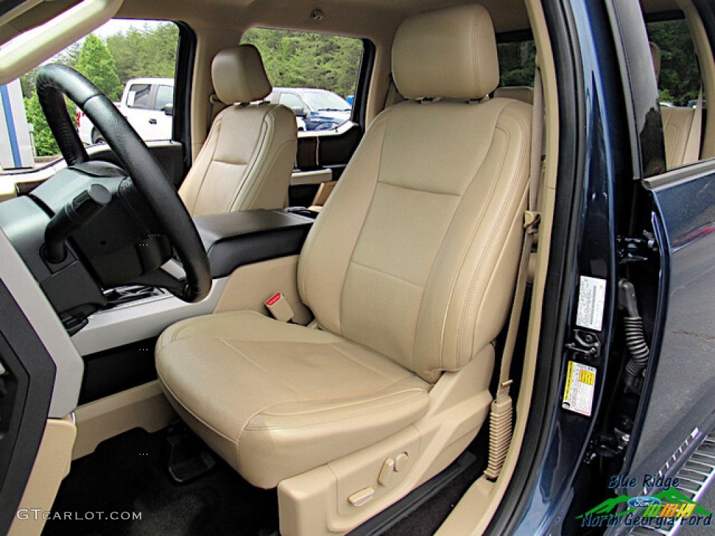2016 F150 Lariat SuperCrew 4x4 - Blue Jeans / Medium Light Camel photo #11