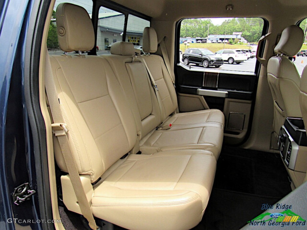 2016 F150 Lariat SuperCrew 4x4 - Blue Jeans / Medium Light Camel photo #13