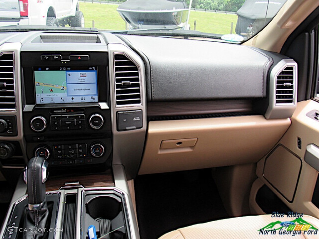 2016 F150 Lariat SuperCrew 4x4 - Blue Jeans / Medium Light Camel photo #15