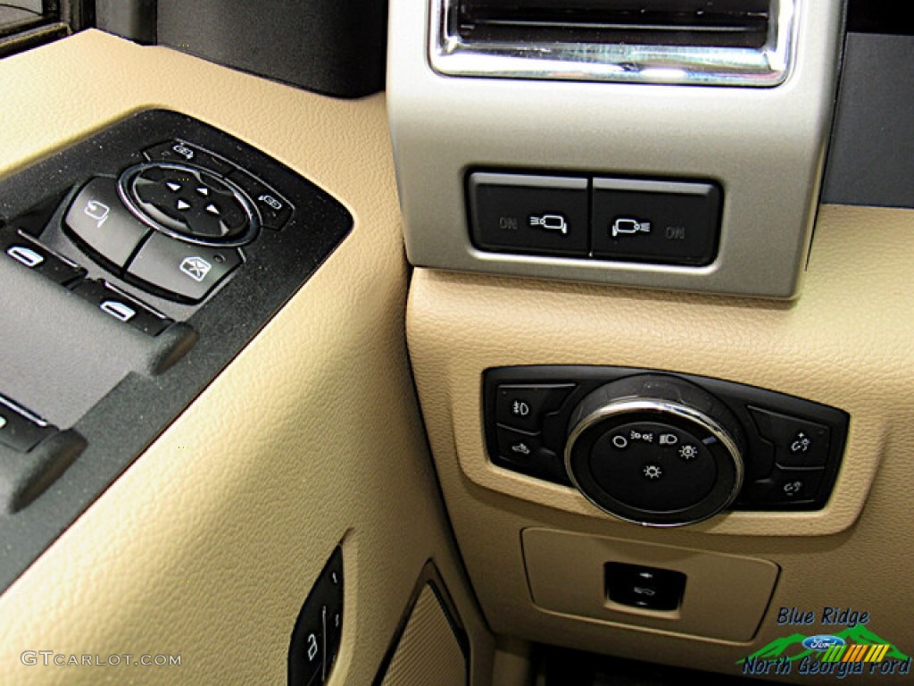 2016 F150 Lariat SuperCrew 4x4 - Blue Jeans / Medium Light Camel photo #23