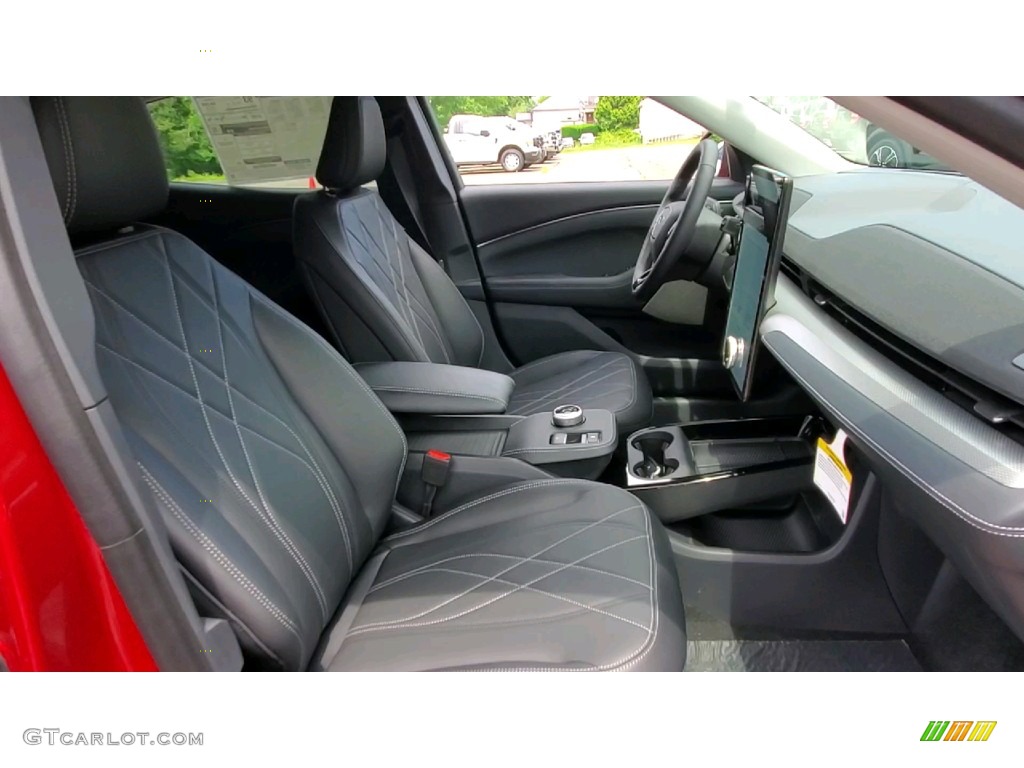 Black Onyx Interior 2021 Ford Mustang Mach-E Select eAWD Photo #142280375