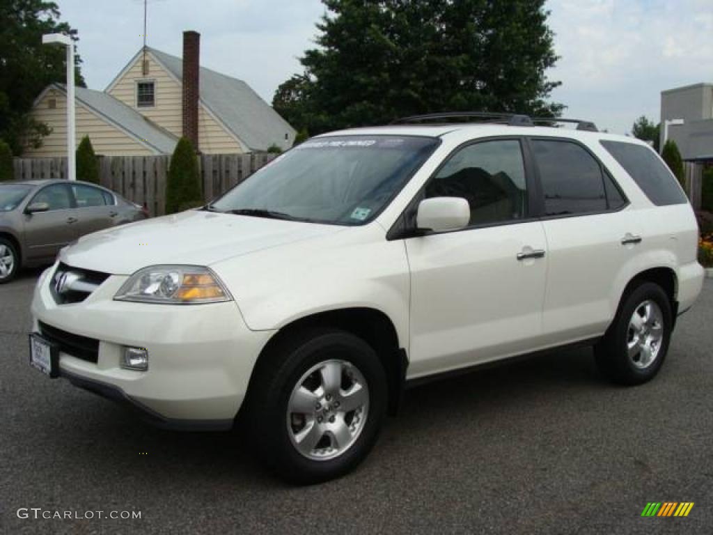 2006 MDX  - Aspen White Pearl / Saddle photo #3