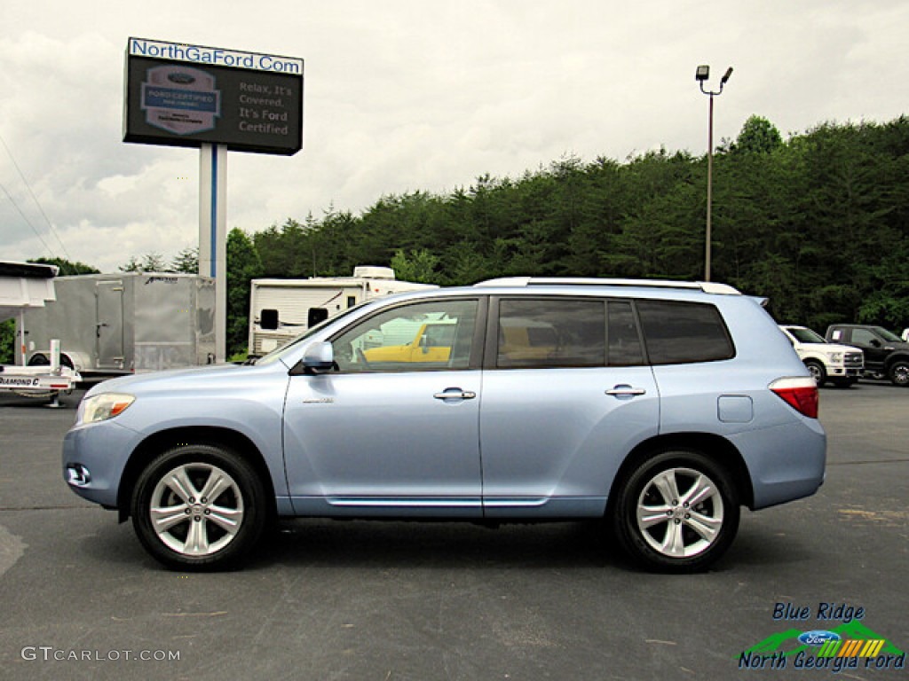Wave Line Blue Pearl 2010 Toyota Highlander Limited Exterior Photo #142280753