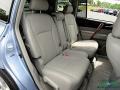 2010 Toyota Highlander Ash Interior Rear Seat Photo