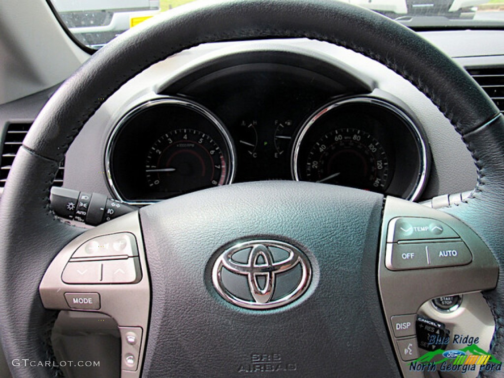2010 Toyota Highlander Limited Ash Steering Wheel Photo #142281073