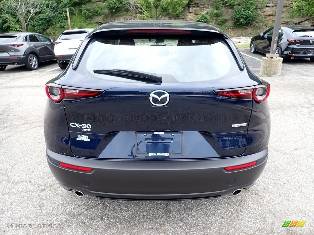 2021 CX-30 AWD - Deep Crystal Blue Mica / Black photo #8