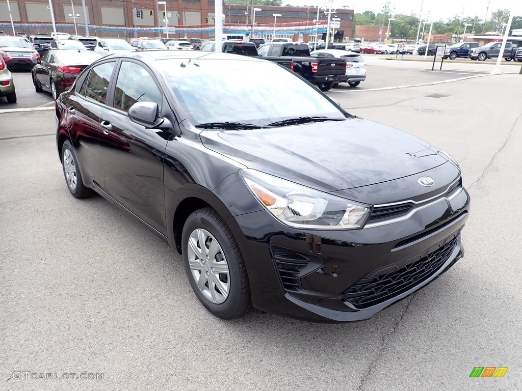 2021 Rio LX - Aurora Black / Black photo #3