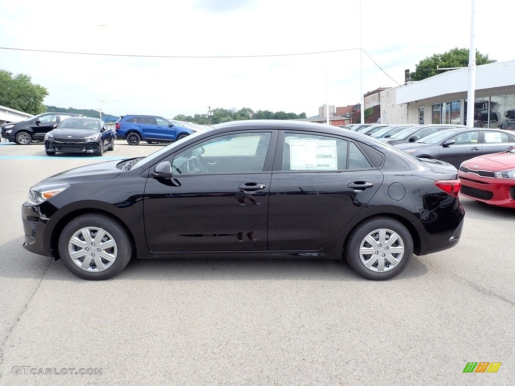 2021 Rio LX - Aurora Black / Black photo #6