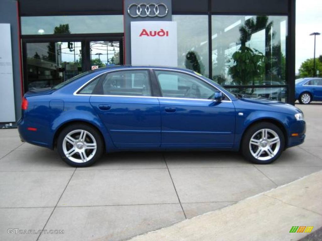 2006 A4 2.0T quattro Sedan - Caribic Blue Pearl Effect / Platinum photo #7